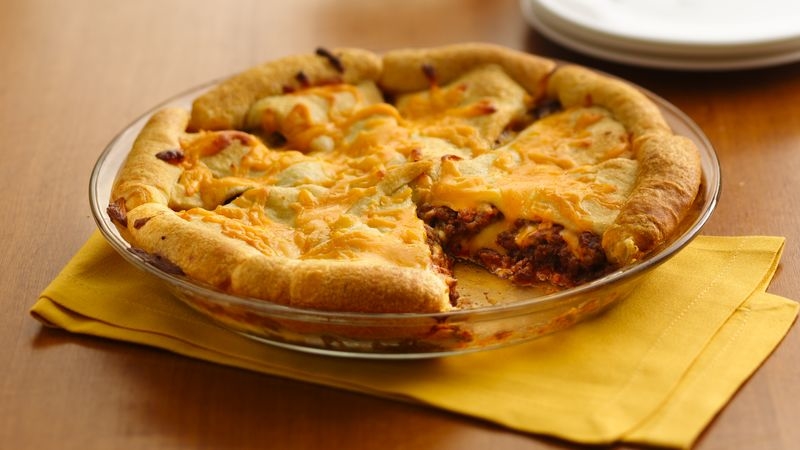 Cheeseburger Crescent Casserole