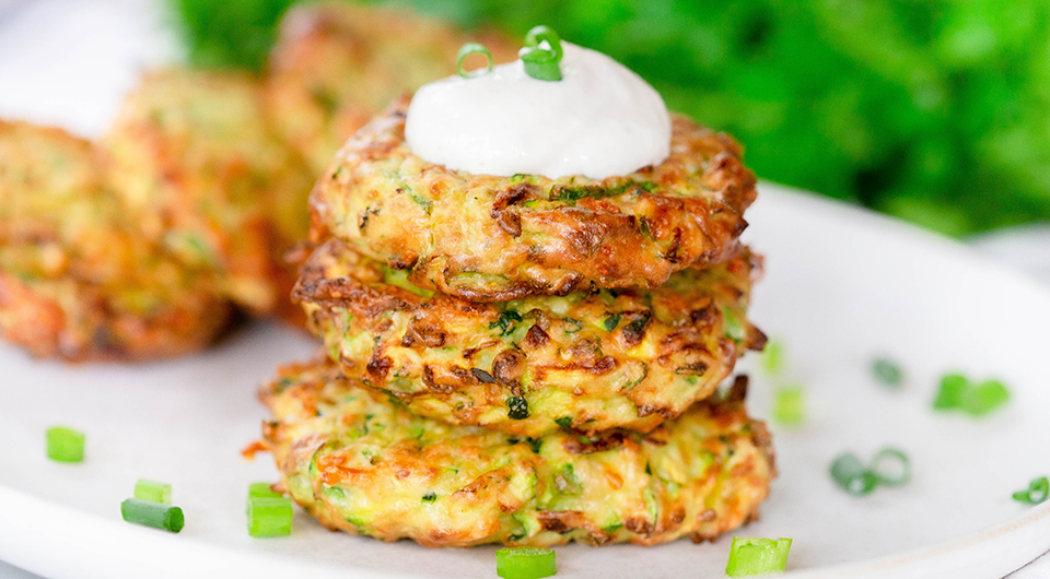 Air Fryer Zucchini Fritters