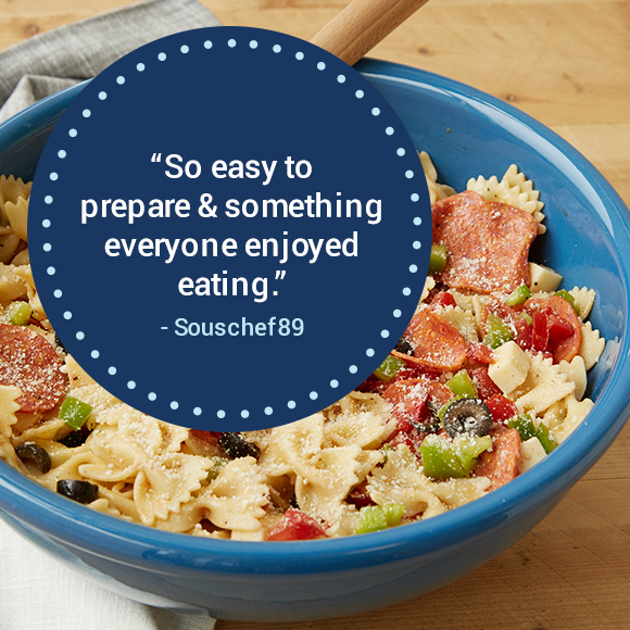 So easy to prepare & something everyone enjoyed eating. –Souschef89