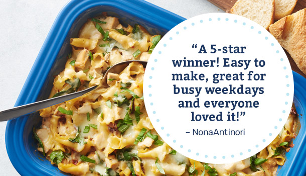 A 5-star winner! Easy to make, great for busy weekdays and everyone loved it! –NonaAntinori