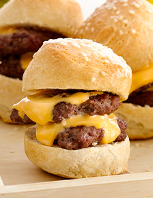 Grilled Double-Double Sliders