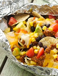 Grilled Tex-Mex Nacho Foil Packs