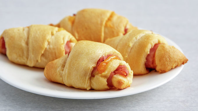 Ham and Cheese Crescent Roll-Ups