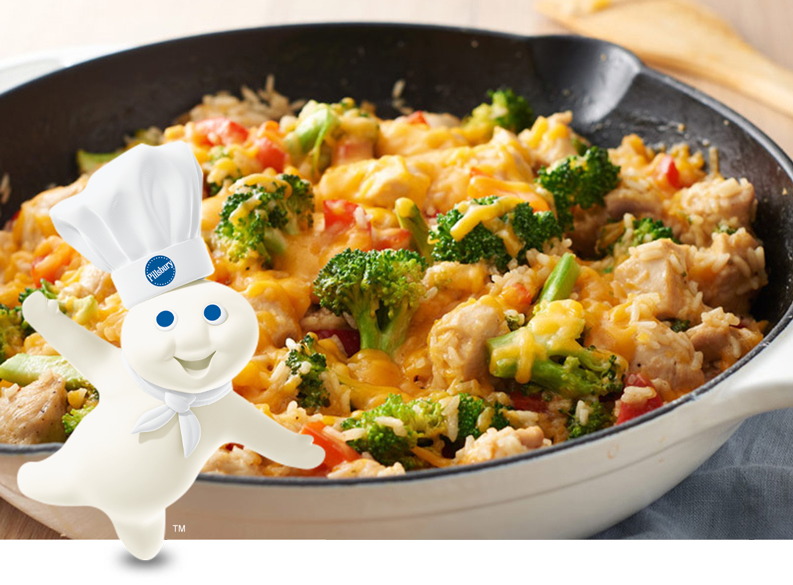 One-Pot Cheesy Chicken, Rice and Broccoli
