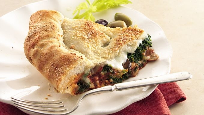 Spinach Pizza Pie