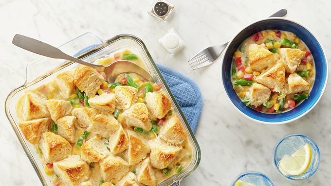 Veggie and Biscuit Casserole